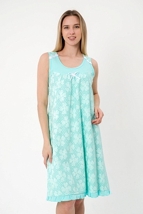 Женская сорочка Василиса / Зеленый