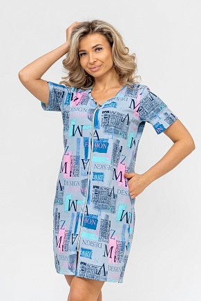 Халат женский 36733 / серый