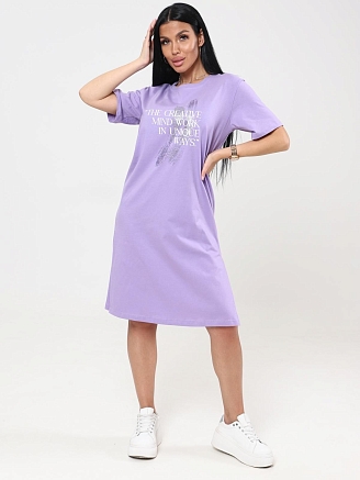 Женская туника Тетрамино / сиреневый