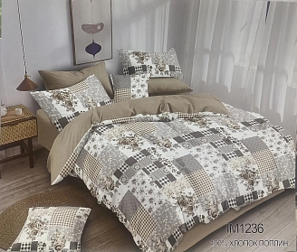 Постельное белье поплин / Расцветки в ассортименте