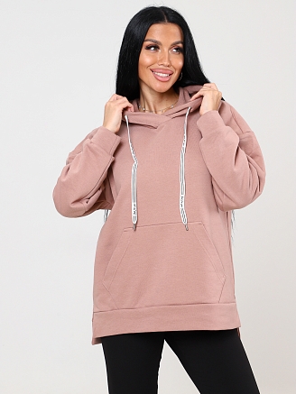 Женское худи ОВЕРСАЙЗ ХФ-75 / Визон