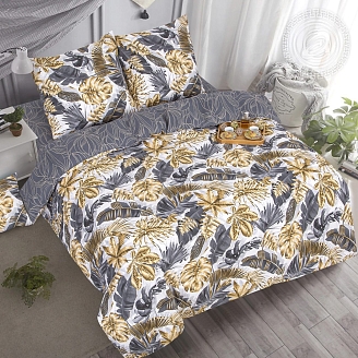 Постельное бельё поплин De Luxe Тропикано