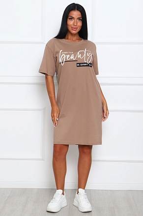 Женская туника 29546 / бежевый