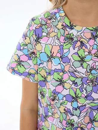 Детское платье "Лето" / Яркие цветы