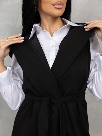 Женский жилет  мод.2098 / Черный