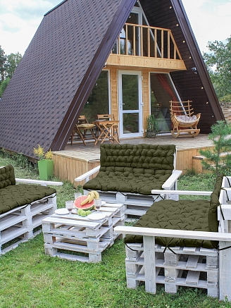 Матрас для садовой мебели арт. МО80 / Хаки