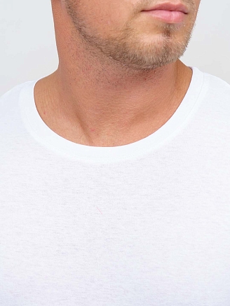 Мужская футболка мод.1361/1 / Белый