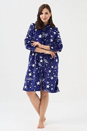 Женский халат 85404 / синий