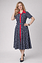 Женское платье 39065 / темно-синий