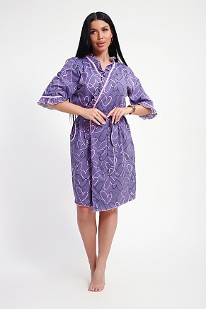 Женский халат 29032 / фиолетовый