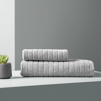 Полотенце махровое "Волшебная Ночь" Wave / Холодный серый