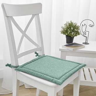 Подушка для стула "Волшебная Ночь" 40/40 / Аквамарин