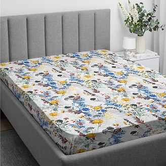 Простыня "Волшебная Ночь" на резинке 140x200 / Оазис