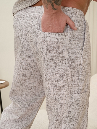 Костюм медицинский мужской М-148-017 Рогожка