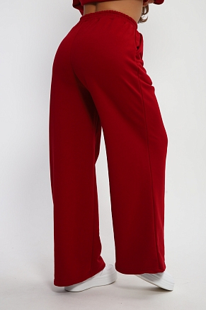 Женские брюки Палаццо 85556 / бордо