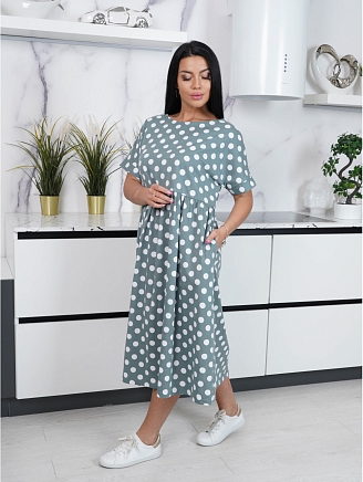 Женское платье Люция / Зеленый