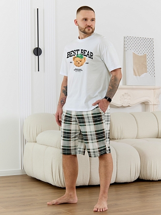 Мужской костюм Мишель-7 КП-169 / зелёный