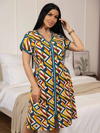 Женский халат мод.469/38 / Оранжевый