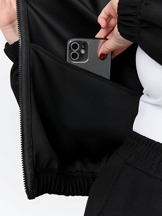 Женский бомбер Нео-1 БО-004 / чёрный