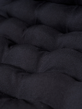 Подушка на стул со спинкой / Черный