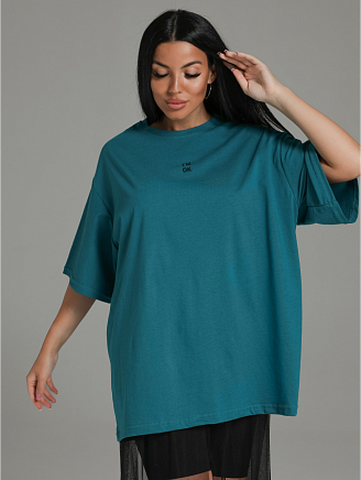 Женская футболка Город / Петроль