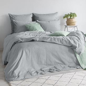 Набор наволочек "Verossa" Melange 70/70 / Silver