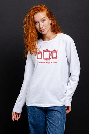 Футболка унисекс 8588 / белый+Родина