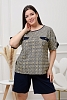 Женский костюм с шортами 8465 / меандр №7