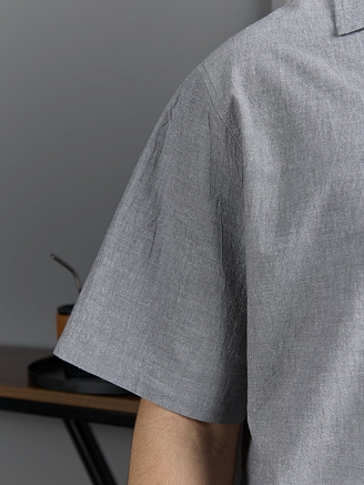 Мужской костюм Аристократ-2 / серый меланж