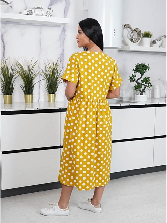 Женское платье Люция / Горчица
