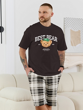 Мужской костюм Мишель-7 КП-169 / коричневый