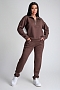 Женский костюм с брюками 32829 / шоколад