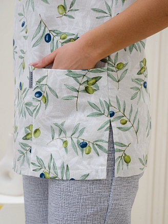 Костюм медицинский женский М-164-12759-1 Рогожка