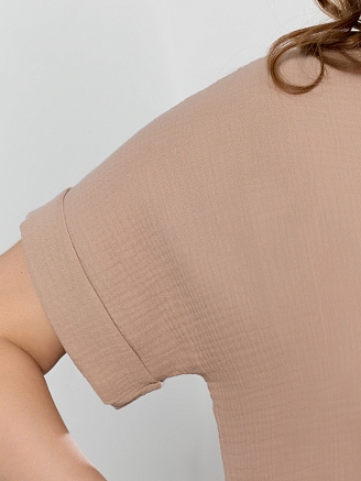 Женское платье Вуаль-5 / бежевый