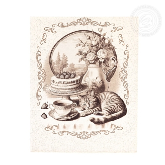 Набор полотенец рогожка / Ностальгия