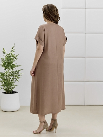 Женское платье Скарлет ПЛ-417 / коричневый