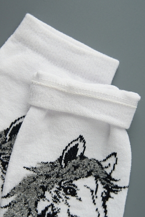 Женские носки стандарт Подкова (набор 2 пары) / белый