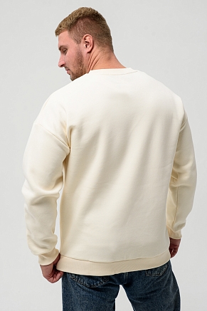 Мужской свитшот 14421 / молочный