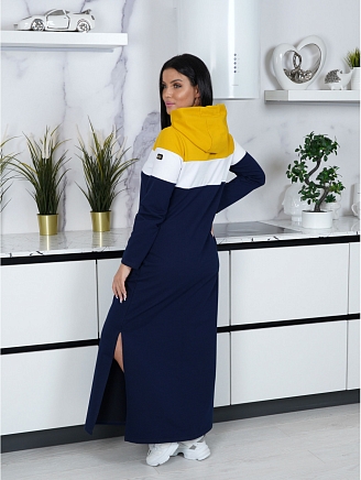 Женское платье Хадижа / Горчица