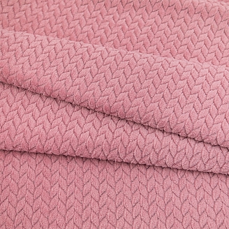 Покрывало Happy Family велсофт зигзаг г/к №21 Брусничный