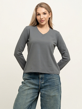 Женская футболка "Милана" / Серый арт. к1284с