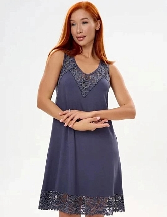 Женская сорочка Элен / Синий