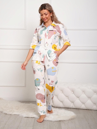 Женская пижама Лиадан / молочный