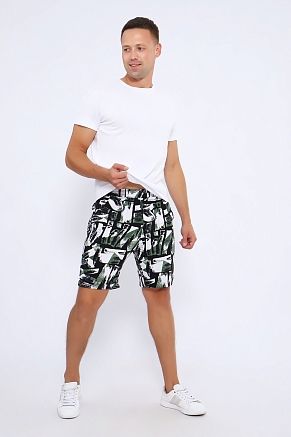 Мужские шорты 36829 / зеленый