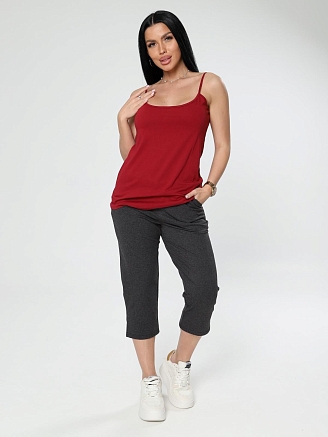 Женская майка Долси / бордовый