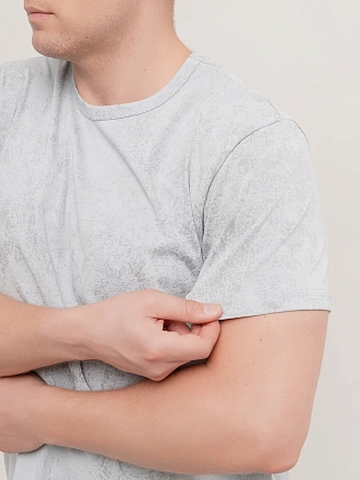 Мужская пижама "Туман" арт. мк1286с / Серый