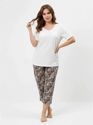 Женская пижама Луна-1 / молочный