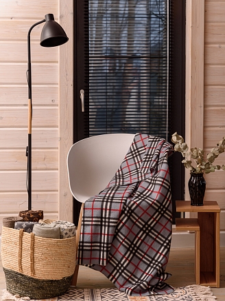 Плед флисовый арт. ПФ130 / Графит