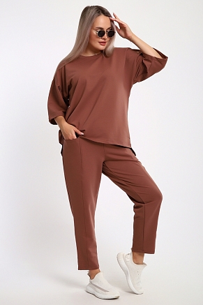 Женский костюм 651 / Шоколадный