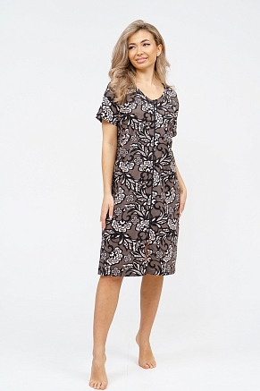 Халат женский 36929 / коричневый